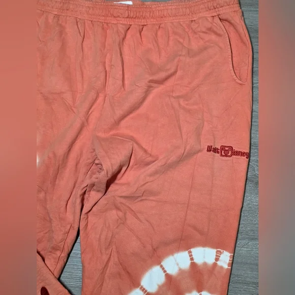 Disney Parks Walt Disney World Tye Dye Joggers Womans XXL Sweatpants Lounge - Picture 7 of 10